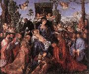 Albrecht Durer Feast of the Rose Garlands oil painting reproduction